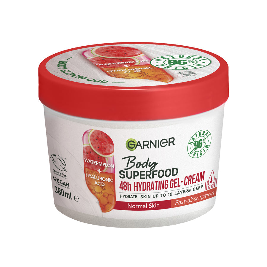 Garnier Body Superfood Watermelon & Hyaluronic Acid Hydrating Gel Cream 380ml