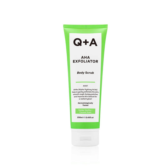 Q+A AHA Exfoliator Body Scrub 250ml