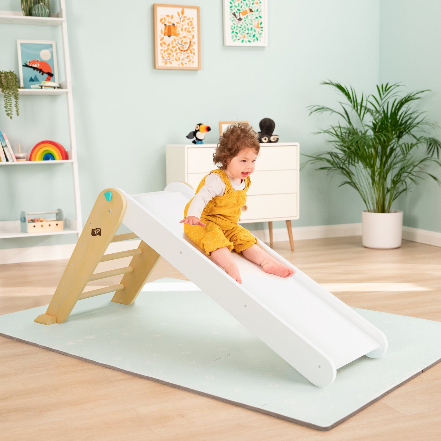 TP Active-Tots Pikler Style Folding Wooden Slide - FSC<sup>&reg;</sup> certified