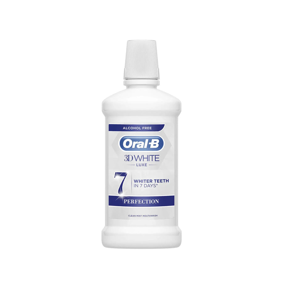 Oral-B 3D White Luxe Perfection Mouthwash 500ml