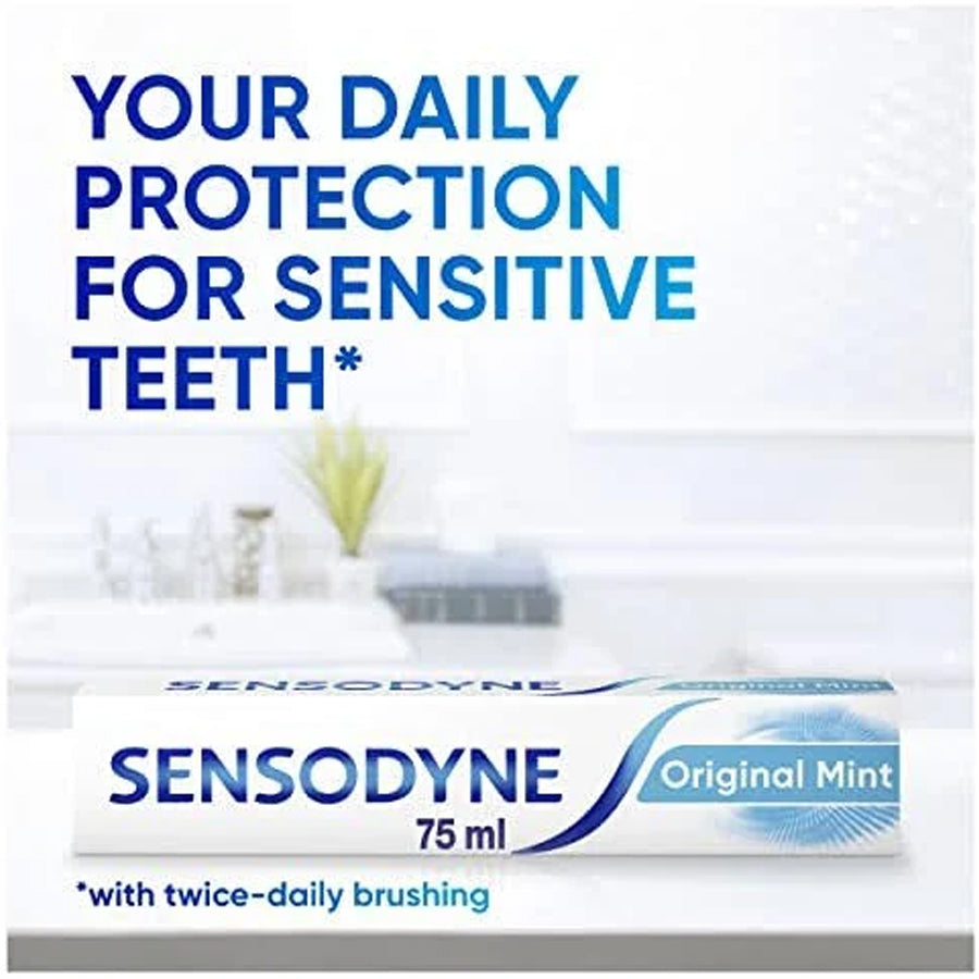 Sensodyne Daily Care Original Mint Toothpaste 75ml – www.buyandbye.co.uk